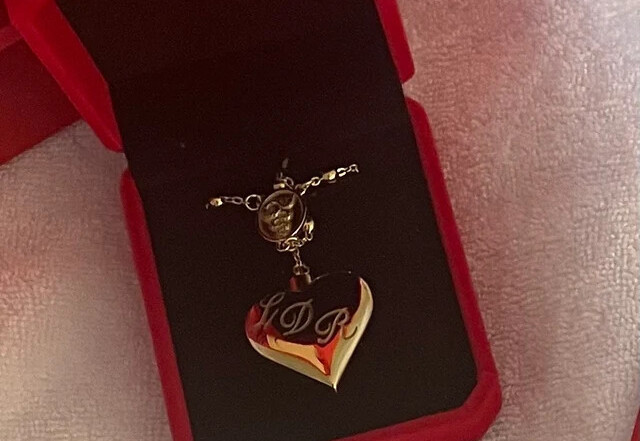 Lana Del Rey Coke Spoon Heart Necklace